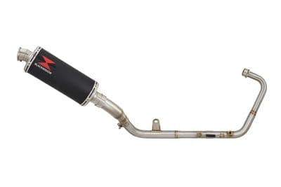 Z 125 2018 - 2024 Exhaust System 300mm Oval Black Stainless Silencer