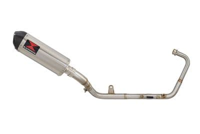 Z 125 2018 - 2024 Exhaust System 300mm Oval Stainless Carbon Tip Silencer