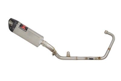 Z 125 2018 - 2024 Exhaust System 300mm Tri Oval Stainless Carbon Tip Silencer