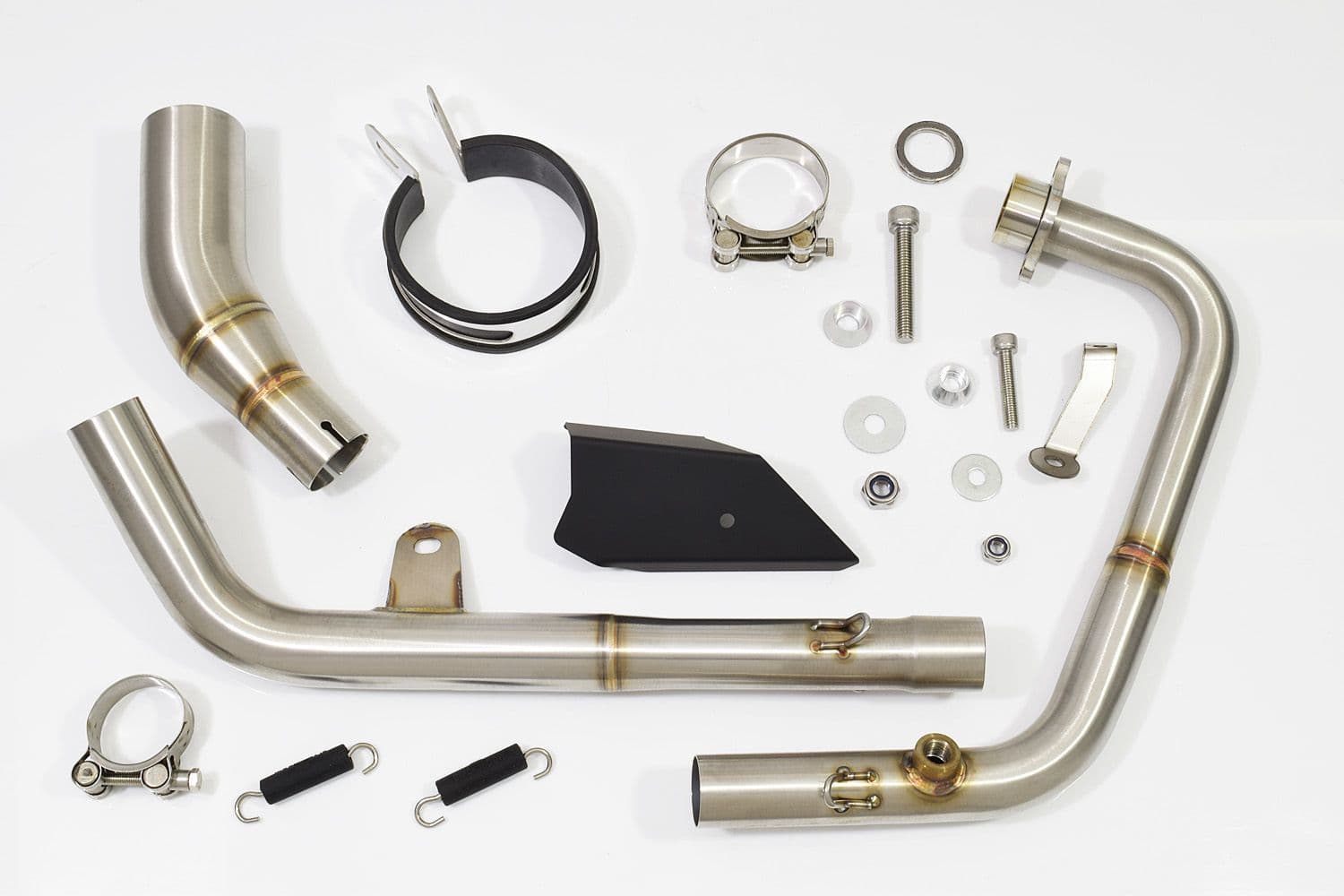 Z 125 2018 - 2024 Exhaust System 350mm Round Black Stainless Silencer