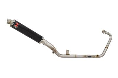 Z 125 2018 - 2024 Exhaust System 350mm Round Black Stainless Silencer