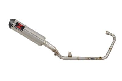 Z 125 2018 - 2024 Exhaust System 370mm Round Stainless Carbon Tip Silencer