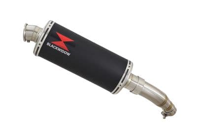 Z 250 SL Exhaust Silencer 300 mm Oval Black Stainless