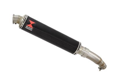 Z 250 SL Exhaust Silencer 350 mm Round Black Stainless
