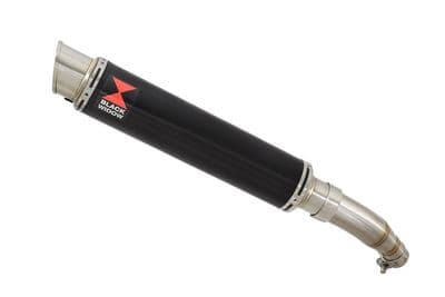 Z 250 SL Exhaust Silencer 350mm GP Round Black Stainless