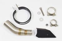 Z 250 SL Exhaust Silencer 370mm Round Stainless Carbon Tip