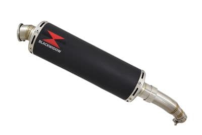 Z 250 SL Exhaust Silencer 400 mm Round Black Stainless