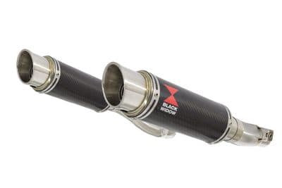 Z1000 10-19 4-2 Exhaust Silencers 230mm GP Round Carbon