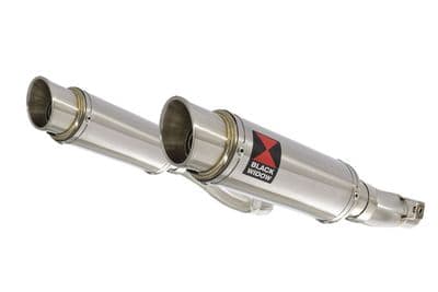 Z1000 10-19 4-2 Exhaust Silencers 230mm GP Round Stainless