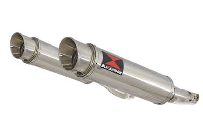 Z1000 10-19 4-2 Exhaust Silencers 360mm GP Round Stainless