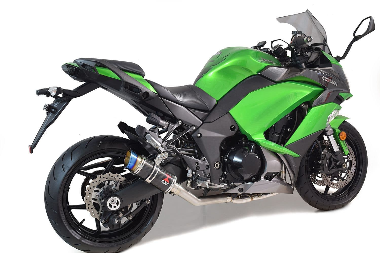 Z1000 Z1000SX 2010-2019 4-1 De Cat Exhaust System 200mm Round Blue