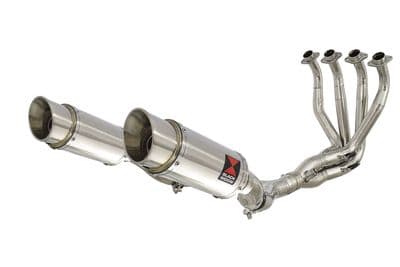 Z1000 Z1000 SX 2010 - 2019 4-2 De Cat Exhaust System 200mm Round Stainless Silencers