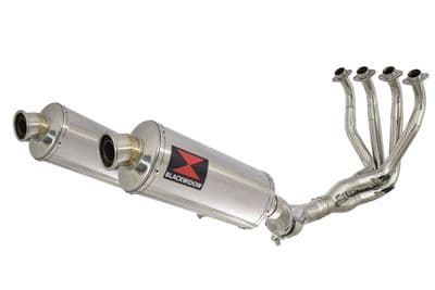 Z1000 Z1000 SX 2010 - 2019 4-2 De Cat Exhaust System 300mm Oval Stainless Silencers