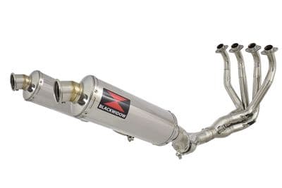 Z1000 Z1000 SX 2010 - 2019 4-2 De Cat Exhaust System 300mm Round Stainless Silencers