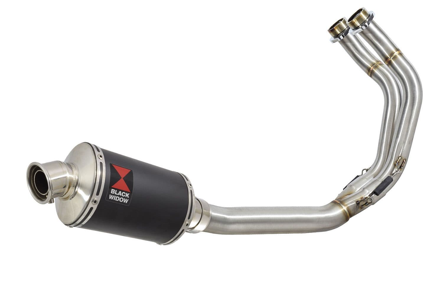 Z650 2023 - 2024 De Cat Exhaust System 230mm Oval Black