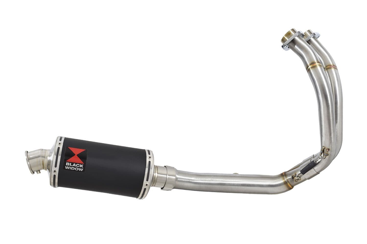 S。 Z650 2023 - 2024 De Cat Exhaust System 230mm Oval Black Stainless