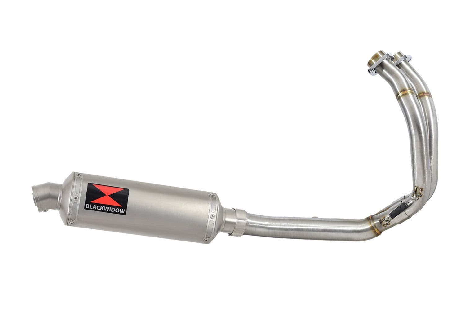 Z650 De Cat Exhaust System 300mm Hexagonal Stainless Silencer