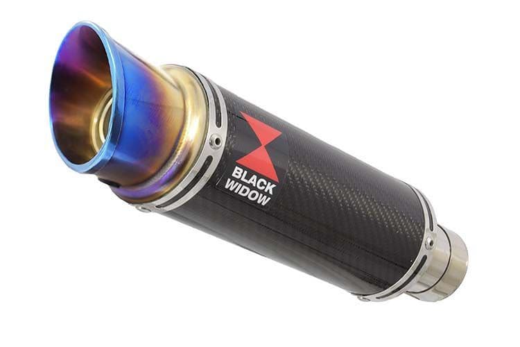 Exhaust Muffler Storm GP Black With Carbon Cap For KAWASAKI Z750 2004 > 2006 - View #10