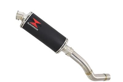 Z800 ZR800A 2013-2016 Exhaust Silencer 300mm Oval Black Stainless