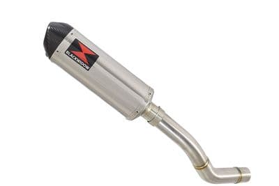 Z800 ZR800A 2013-2016 Exhaust Silencer 300mm Oval Stainless Carbon Tip