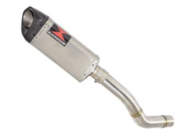 Z800 ZR800A 2013-2016 Exhaust Silencer 300mm Tri Oval Stainless Carbon Tip