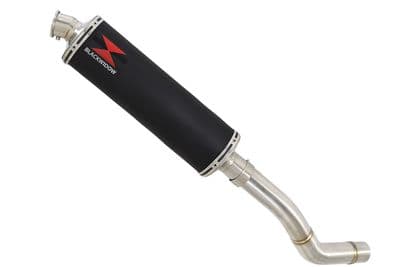 Z800 ZR800A 2013-2016 Exhaust Silencer 400mm Oval Black Stainless