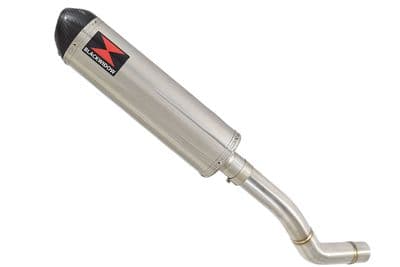 Z800 ZR800A 2013-2016 Exhaust Silencer 400mm Oval Stainless Carbon Tip
