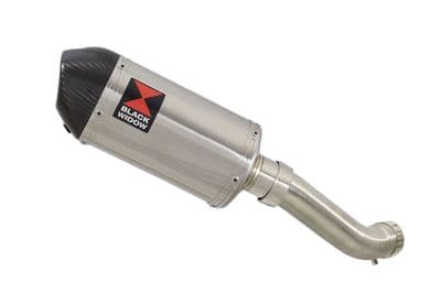 Z900 2017-2019 4-1 Exhaust Silencer 200mm Oval Stainless Carbon Tip