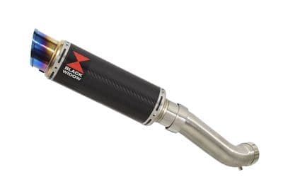 Z900 2017-2019 4-1 Exhaust Silencer 230mm GP Round Blue Tip Carbon