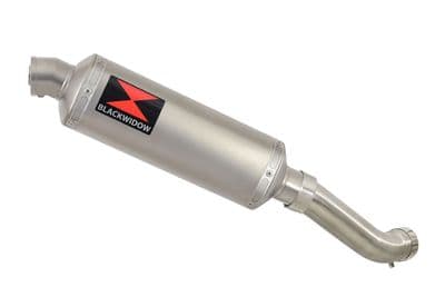 Z900 2017-2019 4-1 Exhaust Silencer 300mm Hexagonal Brushed Stainless
