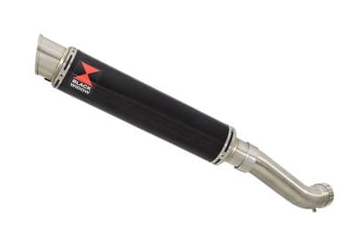 Z900 2017-2019 4-1 Exhaust Silencer 350mm GP Round Black Stainless
