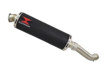 Z900 2017-2019 4-1 Exhaust Silencer 400mm Round Black Stainless