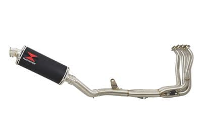 Z900 2017-2019 4-1 Race De-cat Exhaust System 300mm Round Black Stainless Silencer
