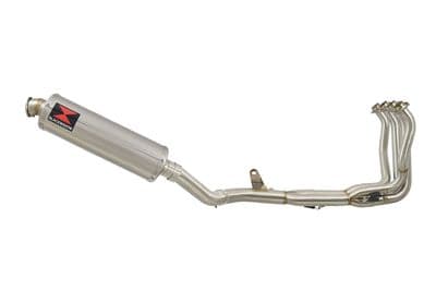 Z900 2017-2019 4-1 Race De-cat Exhaust System 400mm Round Stainless Silencer