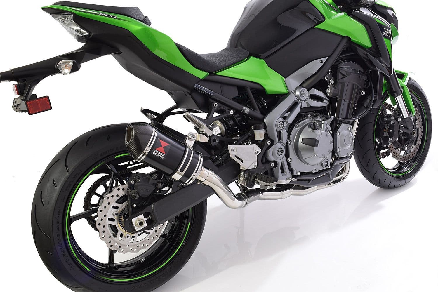 Z900 2017 - 2024 4-1 Race De - Cat Exhaust System 200mm Oval Black