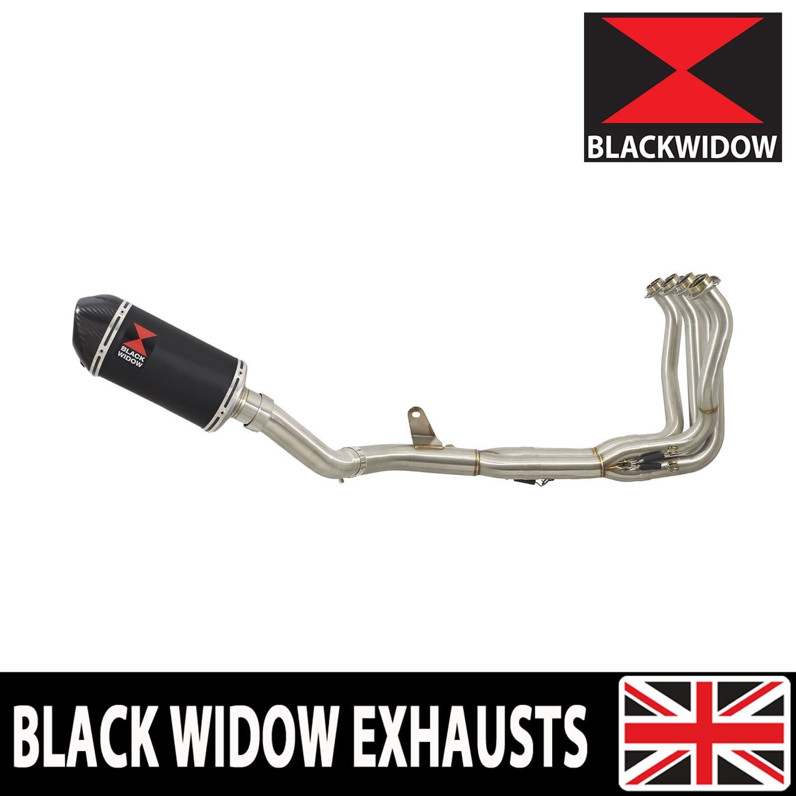 Z900 2017 - 2024 4-1 Race De - Cat Exhaust System 200mm Oval Black