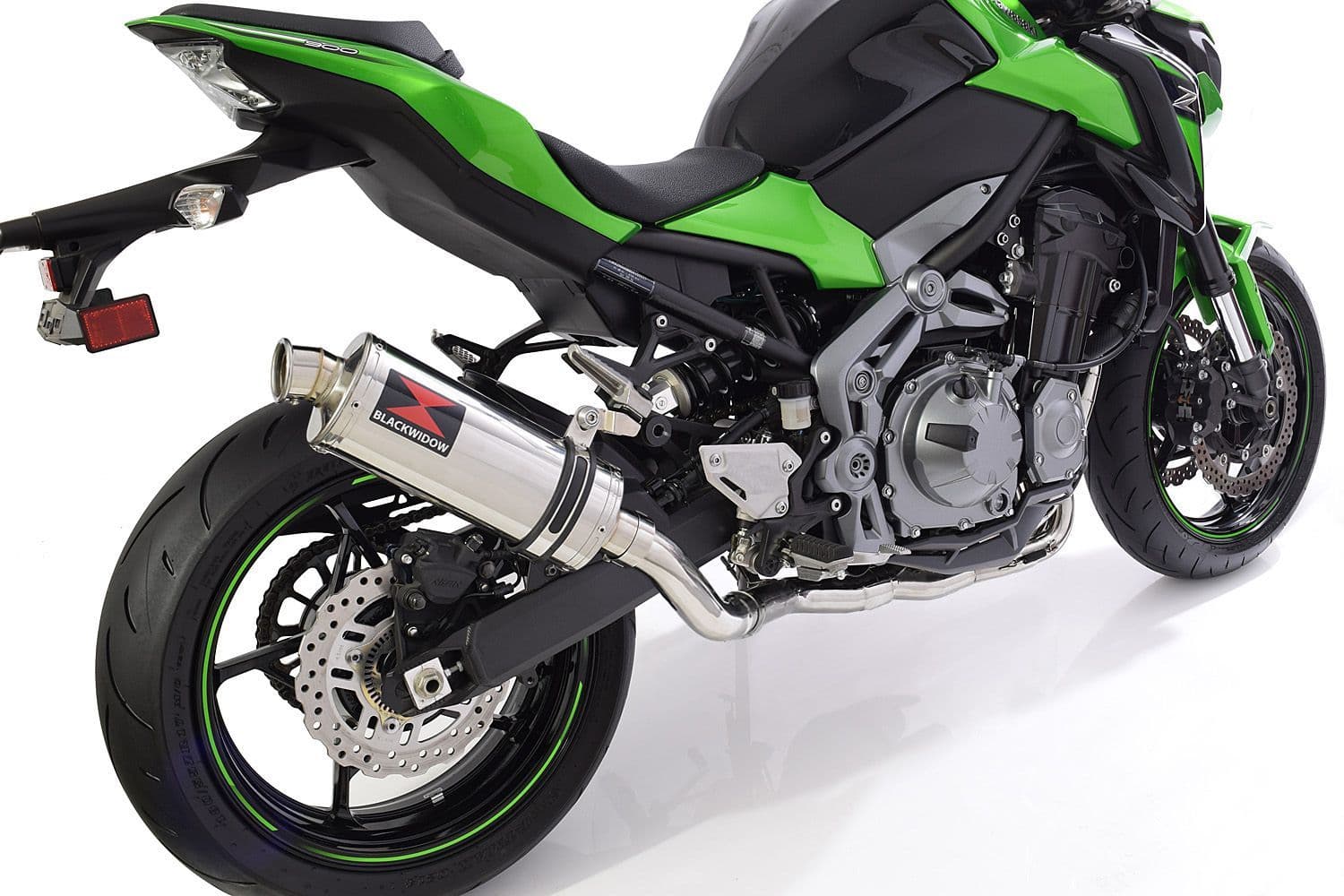 に Z900 2017 - 2024 4-1 Race De - Cat Exhaust System 300mm Oval