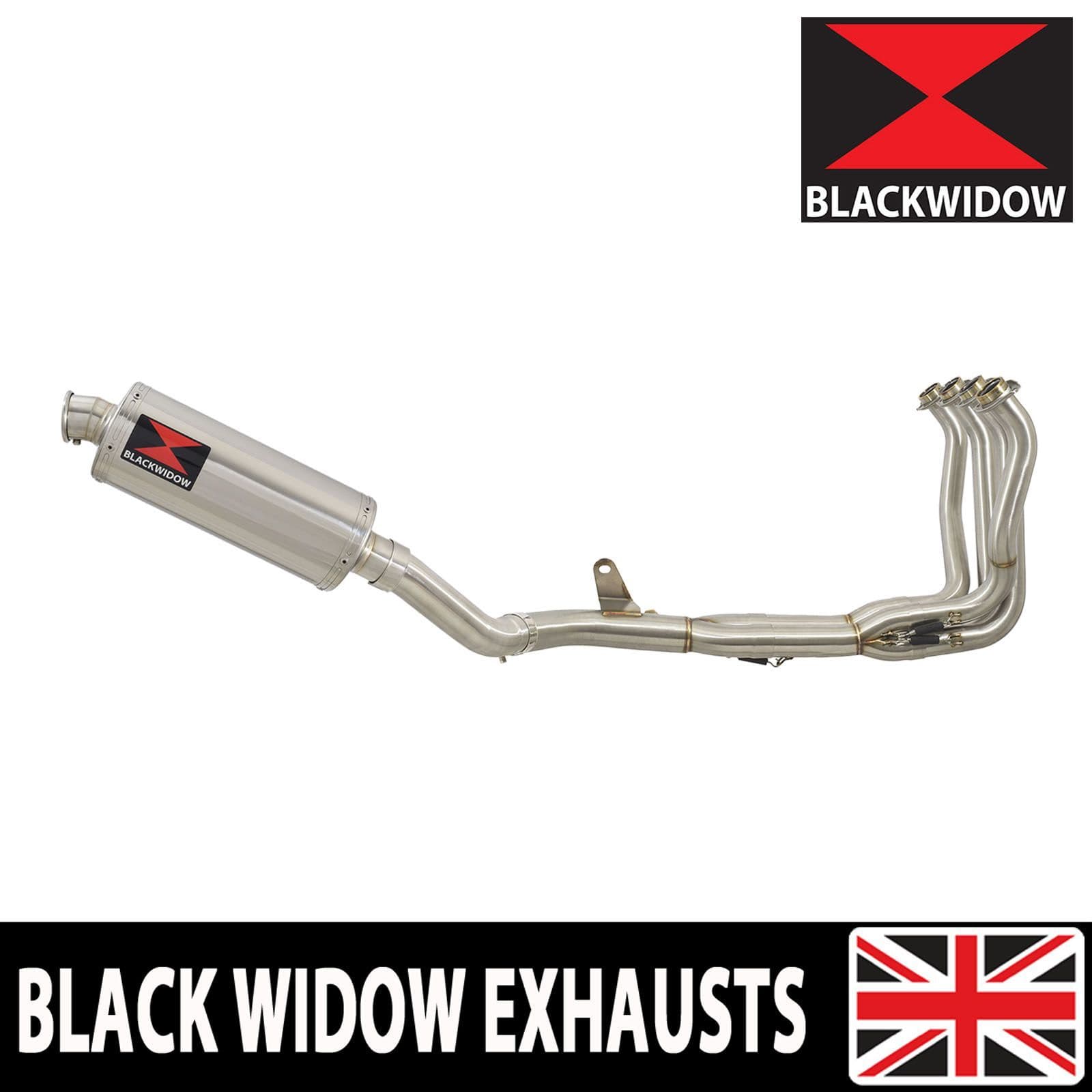 Z900 2017 - 2024 4-1 Race De - Cat Exhaust System 300mm Oval