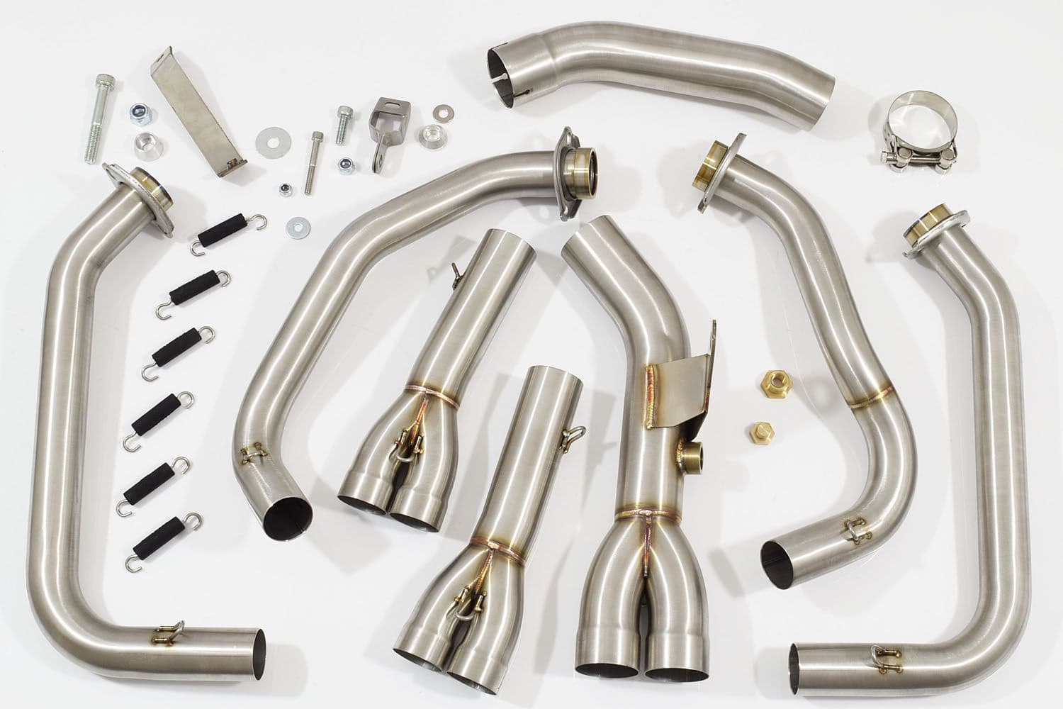 Z900 2017 - 2024 4-1 Race Exhaust De-cat Headers Downpipes & Link Pipe