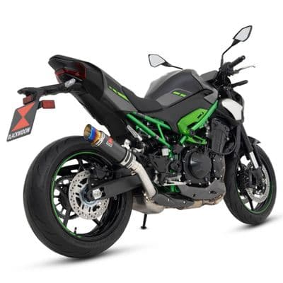 Z900 2025 Exhaust Silencer 230mm Round GP Carbon Blue Tip Silencer