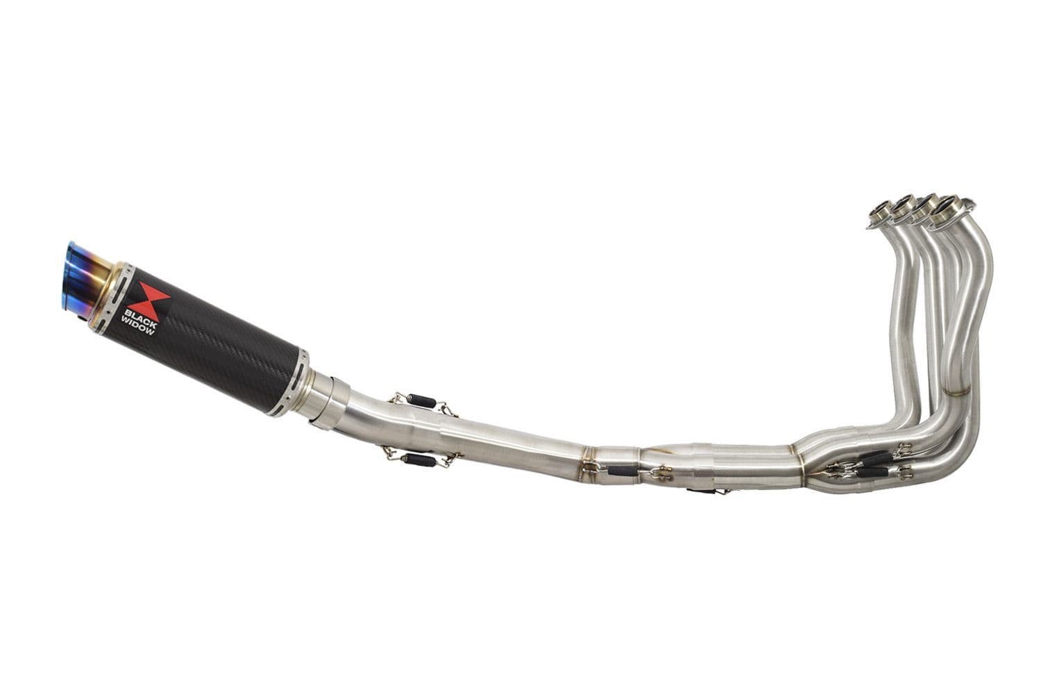 k Z900RS & Cafe 4-1 De-Cat Race Exhaust System 230mm GP Round Blue