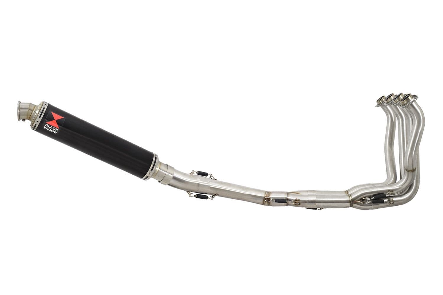 Z900RS & Cafe 4-1 De-Cat Race Exhaust System 350mm Round Black