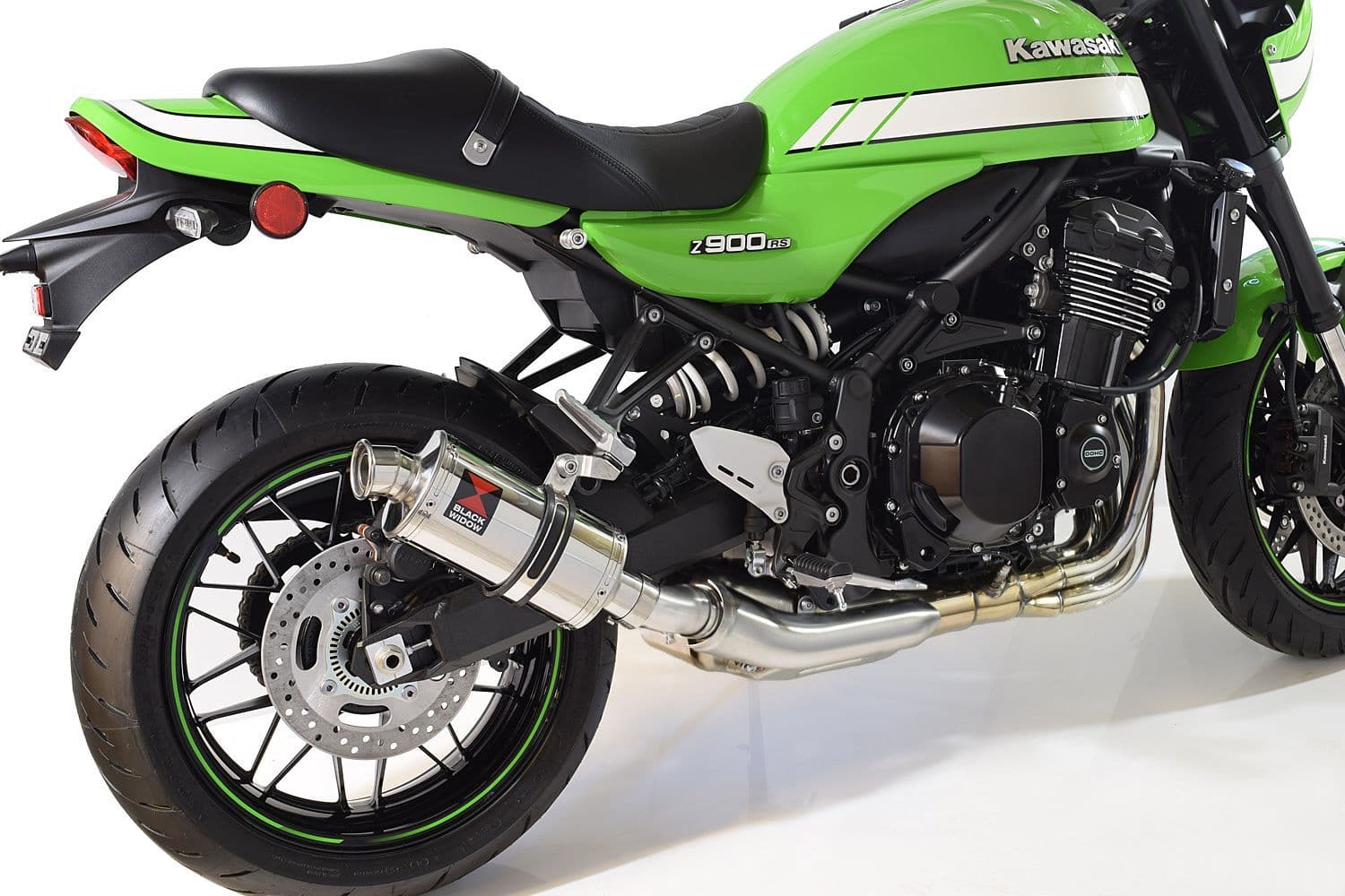 Z900RS & Cafe 41 Exhaust Link Pipe 230mm Oval Stainless Silencer