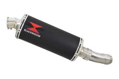 Z900RS & Cafe 4-1 Exhaust Link Pipe + 300mm Round Black Stainless Silencer