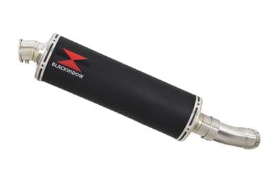 Z900RS & Cafe 4-1 Exhaust Link Pipe + 400mm Oval Black Stainless Silencer
