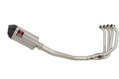 ZRX1100 ZRX 1100 Exhaust System with 200mm Oval Stainless Carbon Tip Silencer