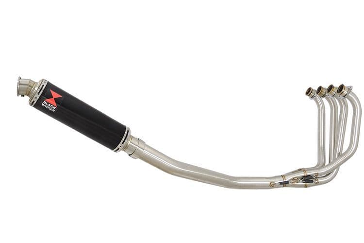 ZRX1100 ZRX 1100 Exhaust System with 350mm Round Black Stainless