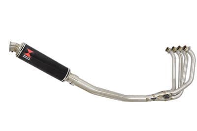 ZRX1100 ZRX 1100 Exhaust System with 350mm Round Black Stainless Silencer