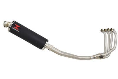 ZRX1100 ZRX 1100 Exhaust System with 400mm Round Black Stainless Silencer