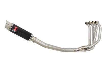 ZRX1200 ZRX 1200 Exhaust System with 230mm GP Round Black Stainless Silencer